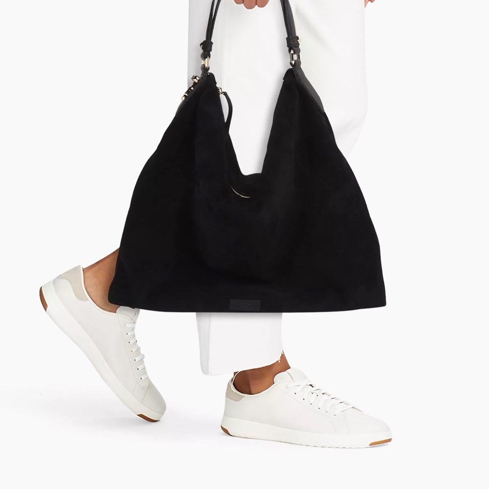 Jimmy Choo Navy Blue Suede Calf leather Hobo Bag ,NEW